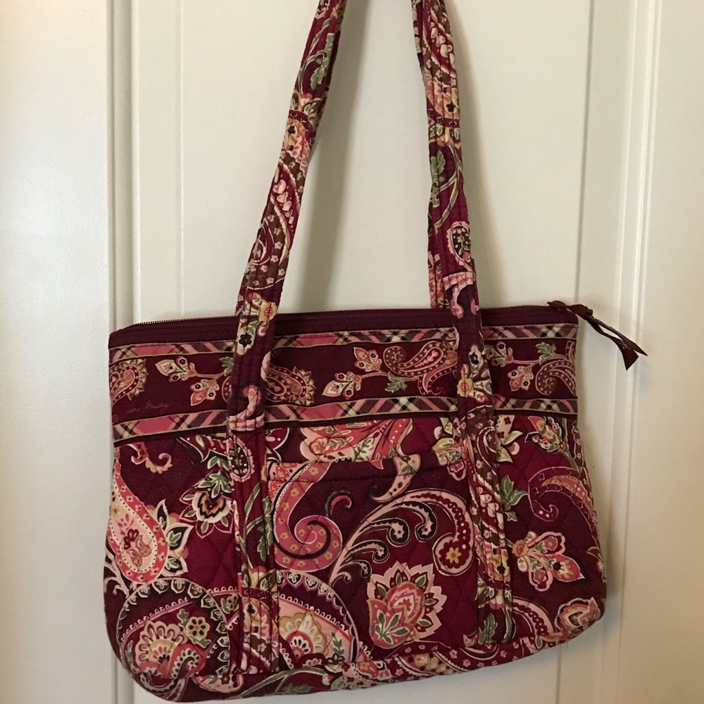 Vera Bradley cranberry medium purse